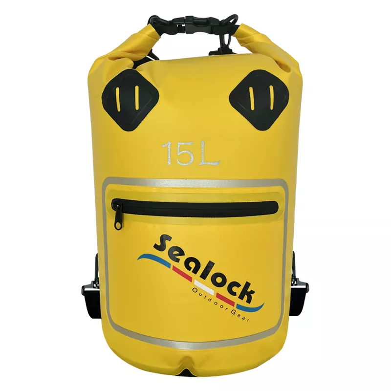 Αδιάβροχη Tube Dry Bag με διαφανές παράθυρο και τσέπη με φερμουάρ